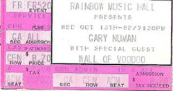 Denver Ticket 1982